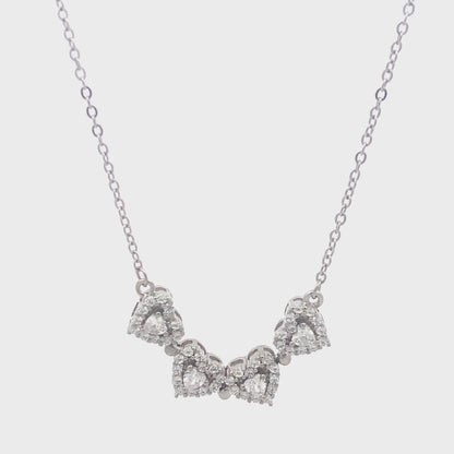 2in1 Clover Heart Necklace