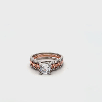 92.5 Sterling Silver Forever Solitaire Ring