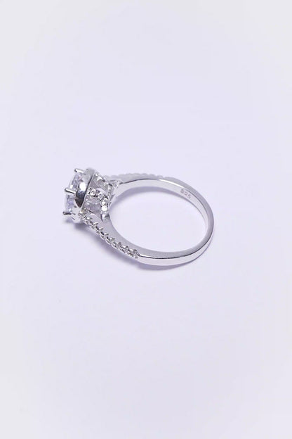 92.5 Sterling Silver Prestige Solitaire Ring