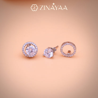 92.5 Sterling Silver Dynasty Studs